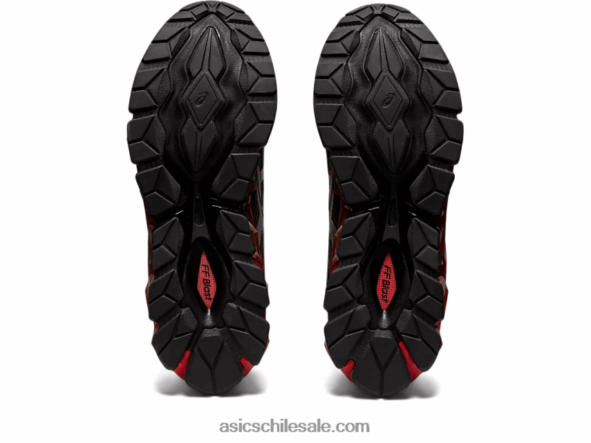 hombres Asics gel-quantum 360 vii R8N446729 alerta negra/roja