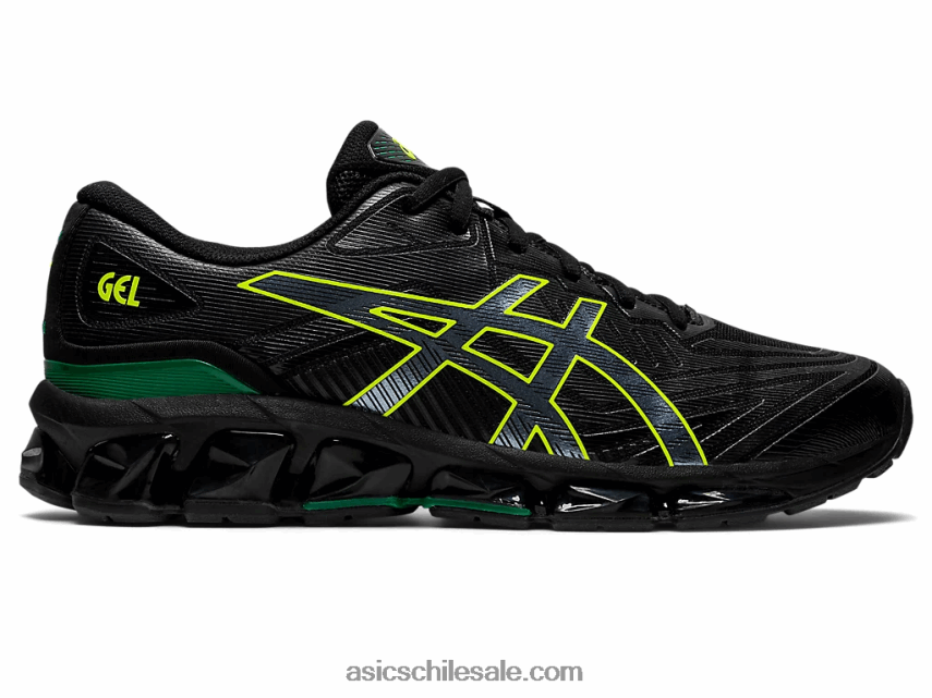 hombres Asics gel-quantum 360 vii R8N446965 negro/amarillo de seguridad