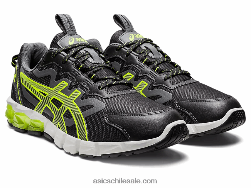 hombres Asics gel-quantum 90 R8N4461378 gris grafito/amarillo seguridad