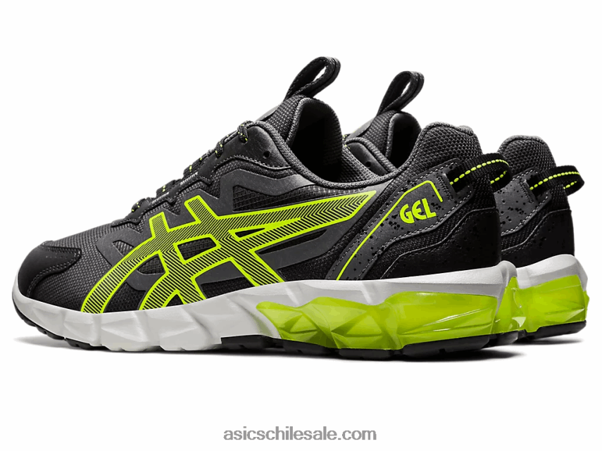 hombres Asics gel-quantum 90 R8N4461378 gris grafito/amarillo seguridad