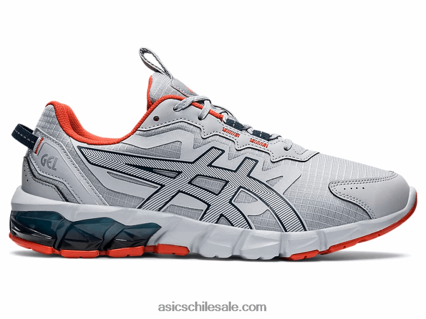 hombres Asics gel-quantum 90 R8N4461383 gris piedmont/azul francés