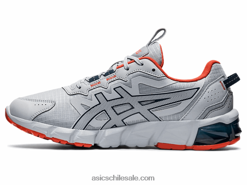 hombres Asics gel-quantum 90 R8N4461383 gris piedmont/azul francés