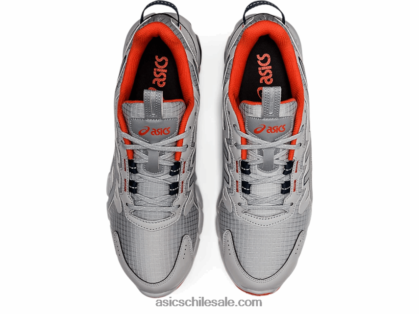 hombres Asics gel-quantum 90 R8N4461383 gris piedmont/azul francés