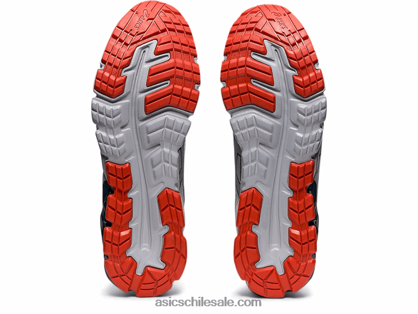 hombres Asics gel-quantum 90 R8N4461383 gris piedmont/azul francés