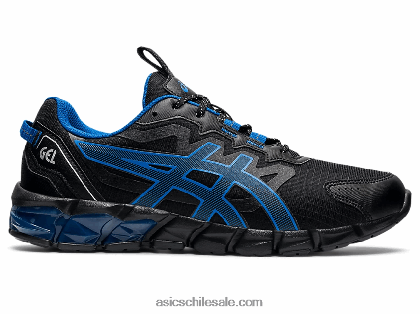 hombres Asics gel-quantum 90 R8N4461533 unidad de negro/lago