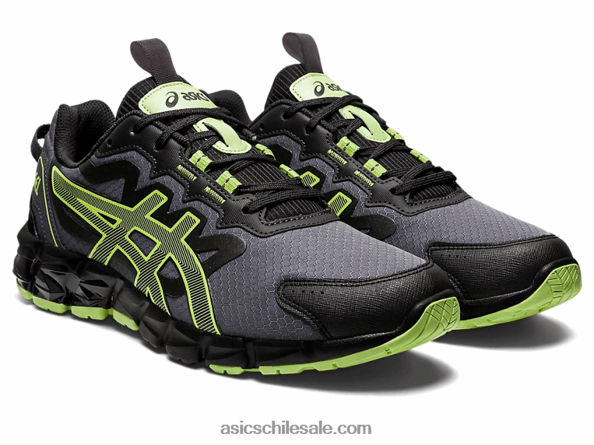 hombres Asics gel-quantum 90 R8N446801 metrópolis/verde lima