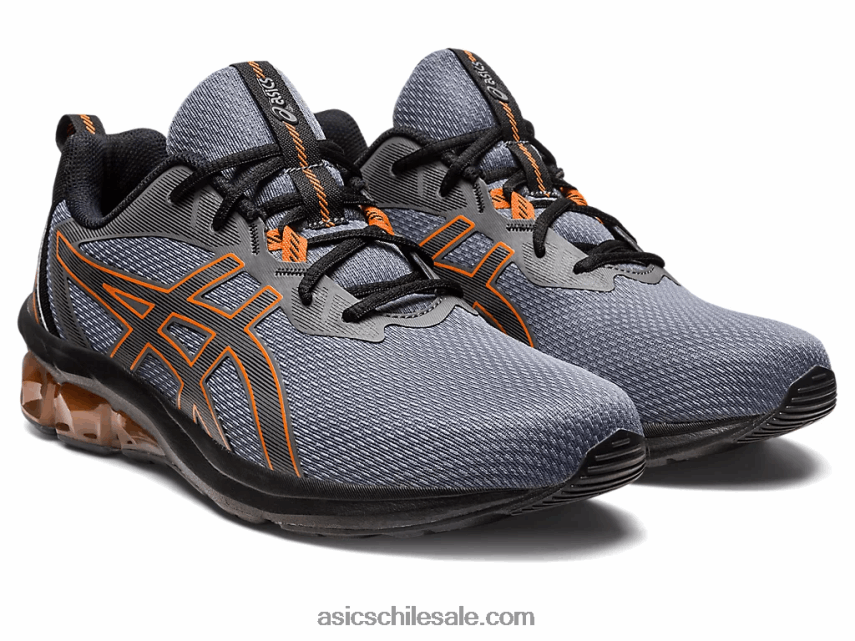 hombres Asics gel-quantum 90 iv R8N446128 gris acero/habanero