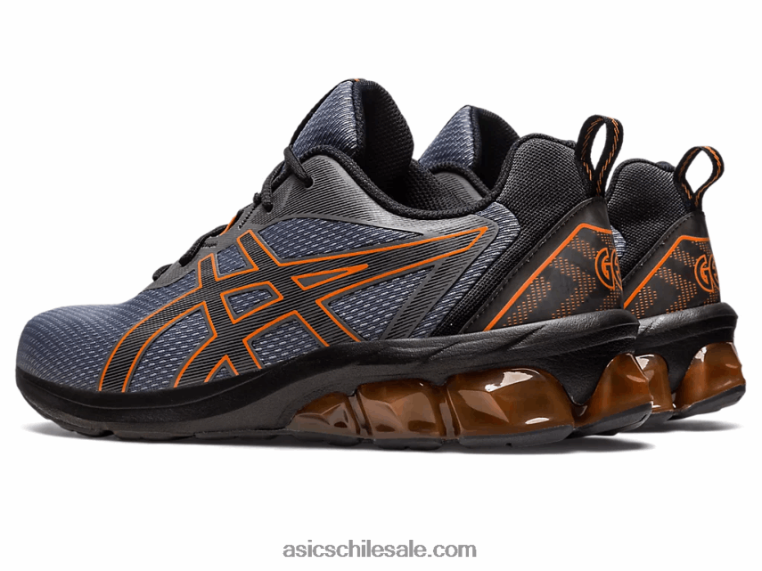 hombres Asics gel-quantum 90 iv R8N446128 gris acero/habanero