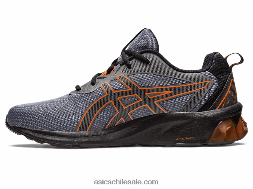 hombres Asics gel-quantum 90 iv R8N446128 gris acero/habanero