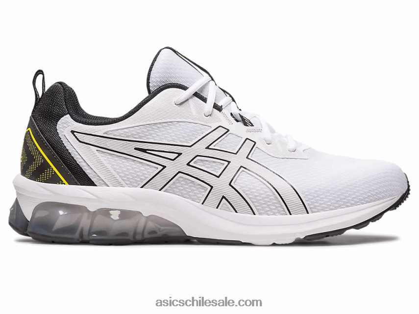 hombres Asics gel-quantum 90 iv R8N44693 blanco negro
