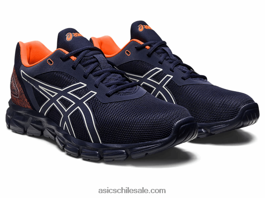hombres Asics gel-quantum lyte ii R8N446268 medianoche/naranja impactante
