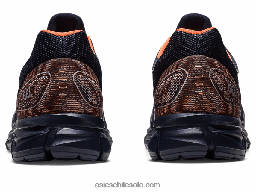 hombres Asics gel-quantum lyte ii R8N446268 medianoche/naranja impactante