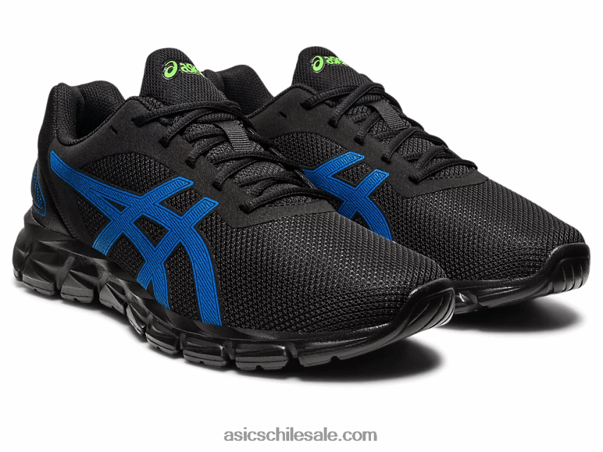 hombres Asics gel-quantum lyte ii R8N446446 negro/azul eléctrico