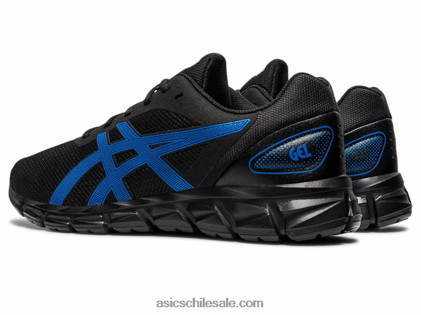 hombres Asics gel-quantum lyte ii R8N446446 negro/azul eléctrico