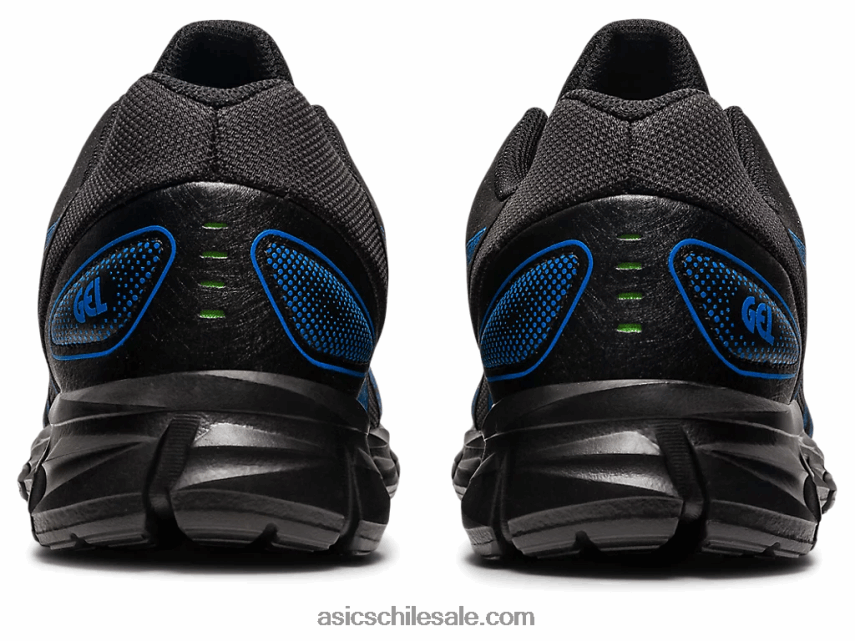hombres Asics gel-quantum lyte ii R8N446446 negro/azul eléctrico