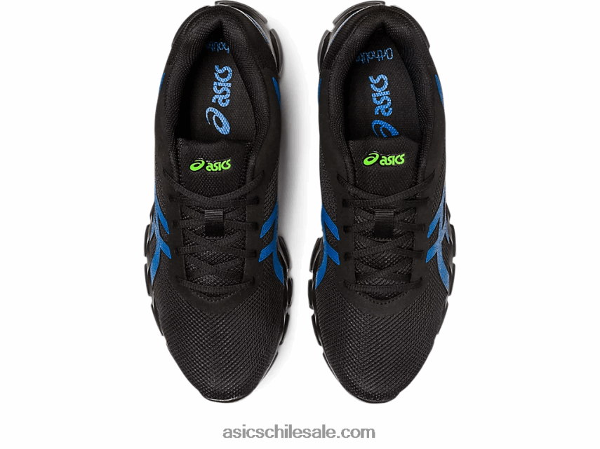 hombres Asics gel-quantum lyte ii R8N446446 negro/azul eléctrico