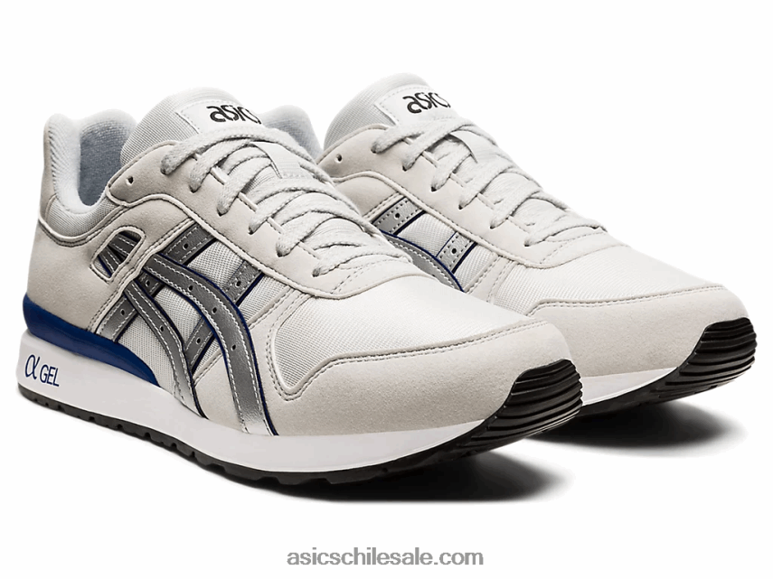hombres Asics gt-ii R8N4461748 gris glaciar/azul