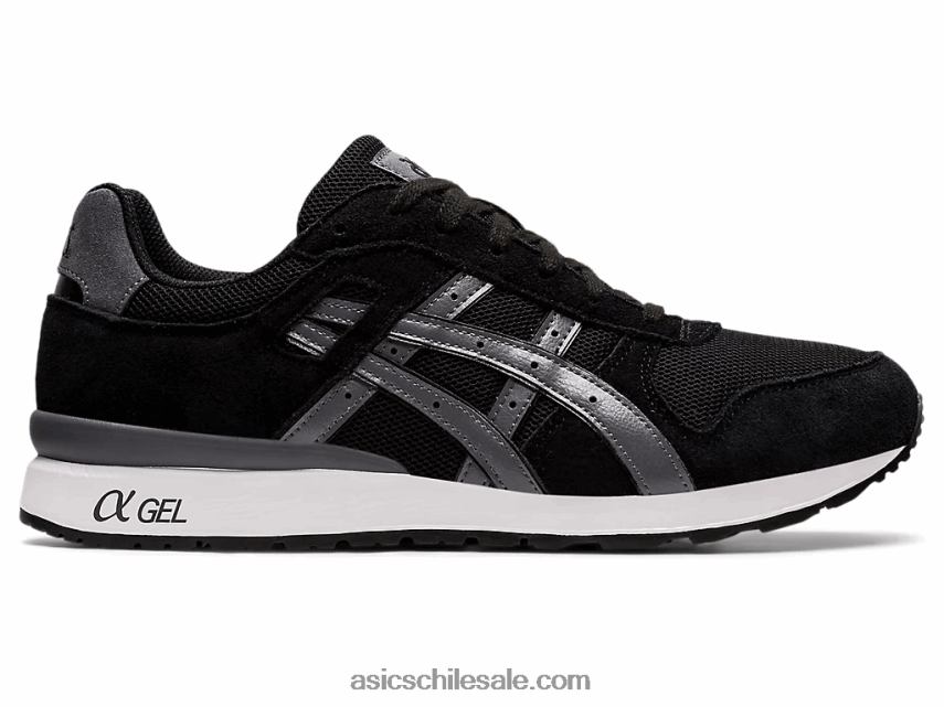 hombres Asics gt-ii R8N4461751 negro/gris portador