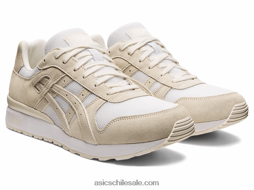 hombres Asics gt-ii R8N4461752 crema/gris humo