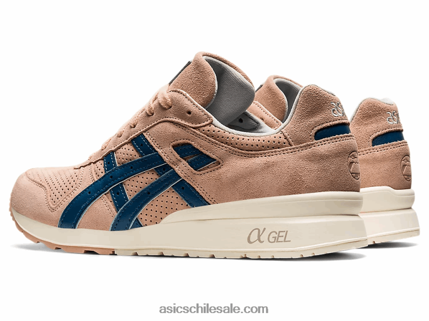 hombres Asics gt-ii R8N4461754 albaricoque pálido/azul