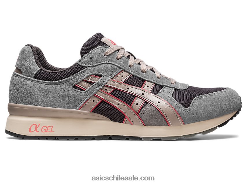hombres Asics gt-ii R8N446538 gris arcilla/moonrock