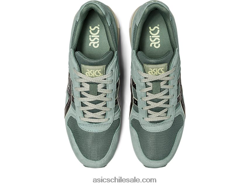 hombres Asics gt-ii R8N446556 gris pizarra/negro