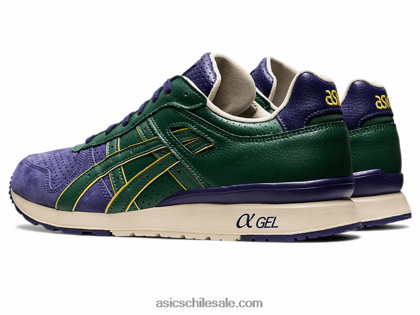 hombres Asics gt-ii R8N446777 morado mate/verde cazador