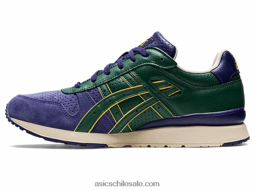 hombres Asics gt-ii R8N446777 morado mate/verde cazador