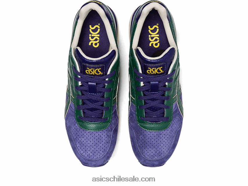 hombres Asics gt-ii R8N446777 morado mate/verde cazador