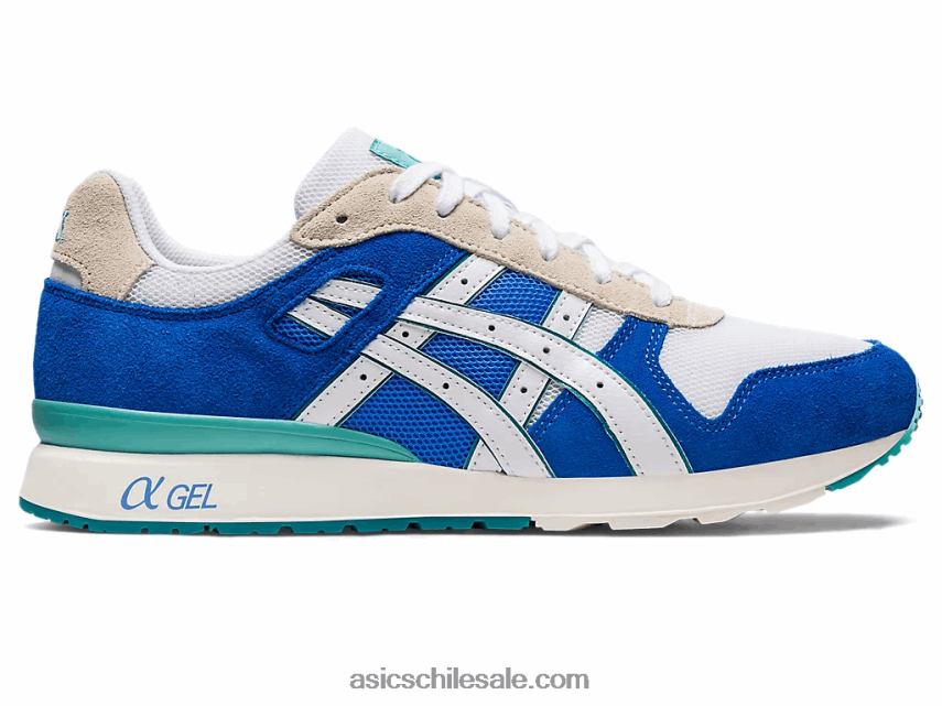 hombres Asics gt-ii R8N446980 costa azul/blanco