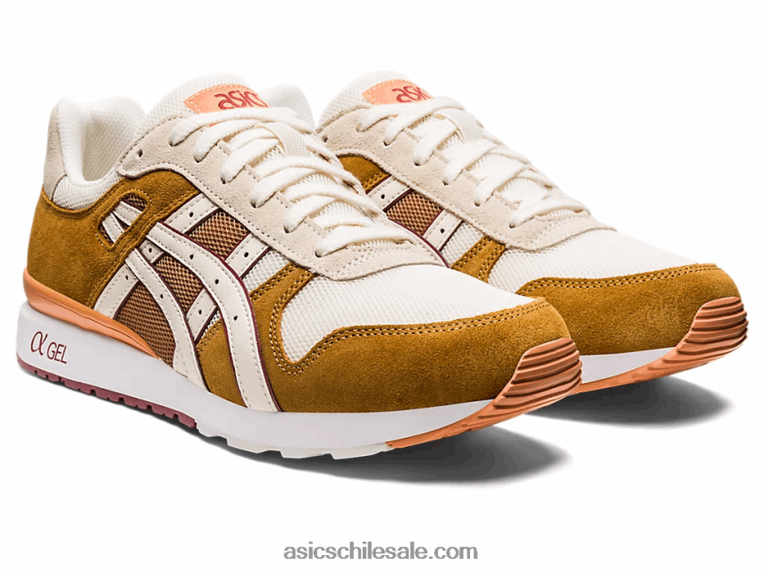 hombres Asics gt-ii R8N446985 caramelo/crema