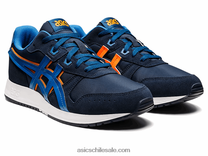 hombres Asics lyte clásico R8N4461328 unidad de azul francés/lago