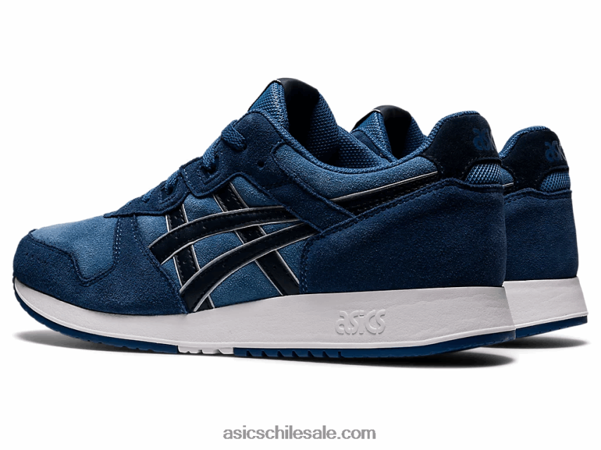 hombres Asics lyte clásico R8N446990 seda gris/azul francés