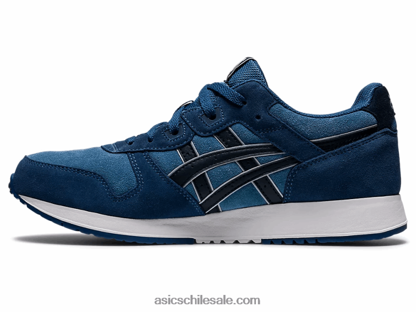 hombres Asics lyte clásico R8N446990 seda gris/azul francés