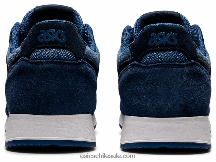 hombres Asics lyte clásico R8N446990 seda gris/azul francés