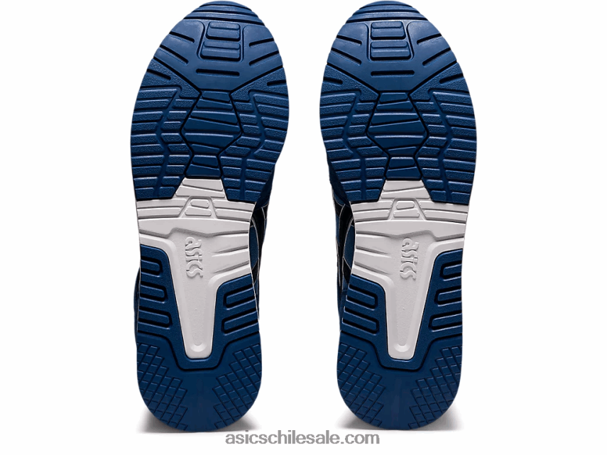 hombres Asics lyte clásico R8N446990 seda gris/azul francés