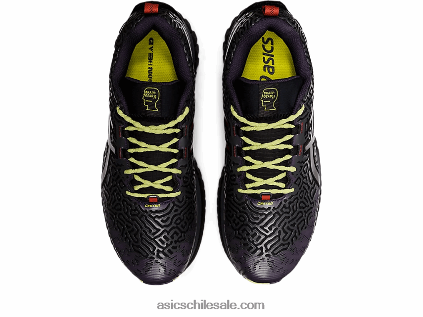 hombres Asics trabuco max R8N4461706 negro/cinabrio