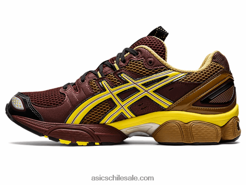 hombres Asics ub3-s gel-nimbus 9 R8N4461252 ron pasas/brillo verde