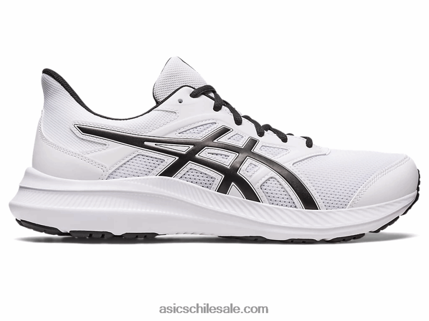 hombres Asics Jolt 4 extra ancho R8N446447 blanco negro