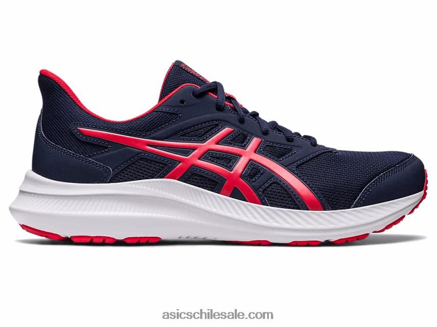 hombres Asics Jolt 4 extra ancho R8N446455 medianoche/rojo eléctrico
