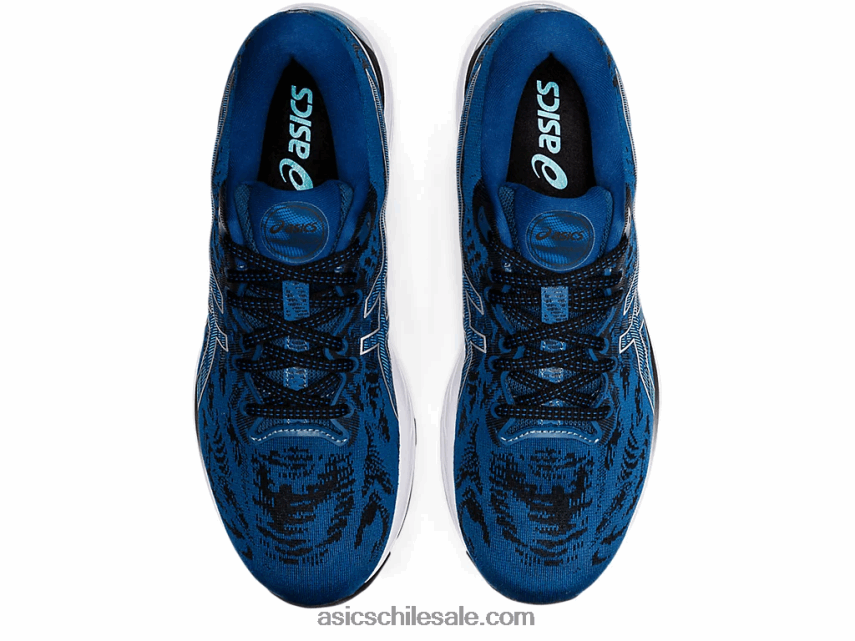 hombres Asics cúmulo de gel 23 R8N4461370 azul mako/plata pura