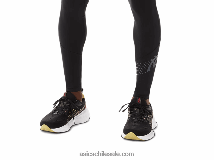 hombres Asics cúmulo de gel 25 R8N446123 negro/rojo eléctrico