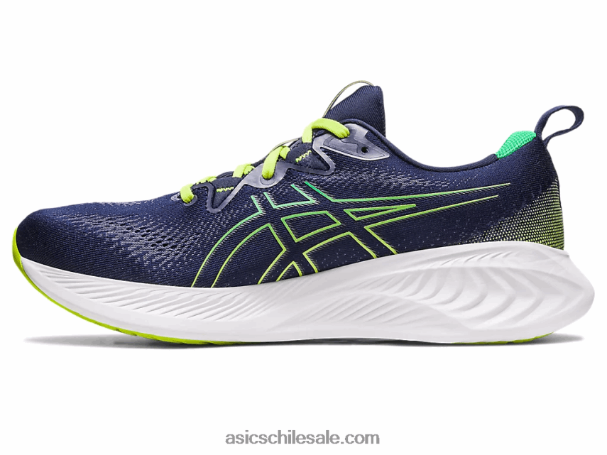 hombres Asics cúmulo de gel 25 R8N4461 medianoche/cilantro