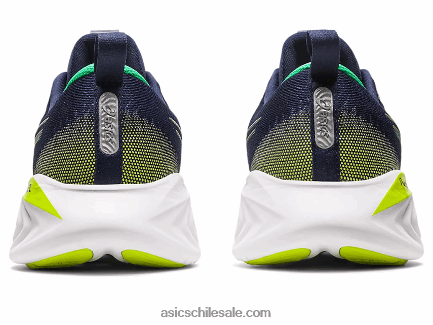 hombres Asics cúmulo de gel 25 R8N4461 medianoche/cilantro