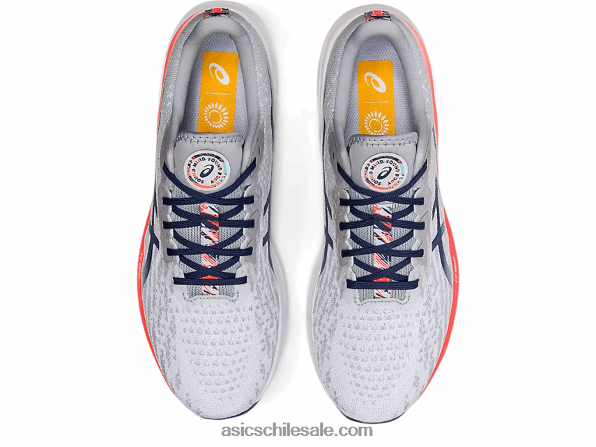 hombres Asics dinablasto 2 R8N4461441 gris glaciar/azul trueno