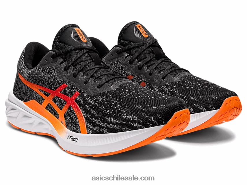hombres Asics dinablasto 2 R8N4461486 negro/naranja impactante