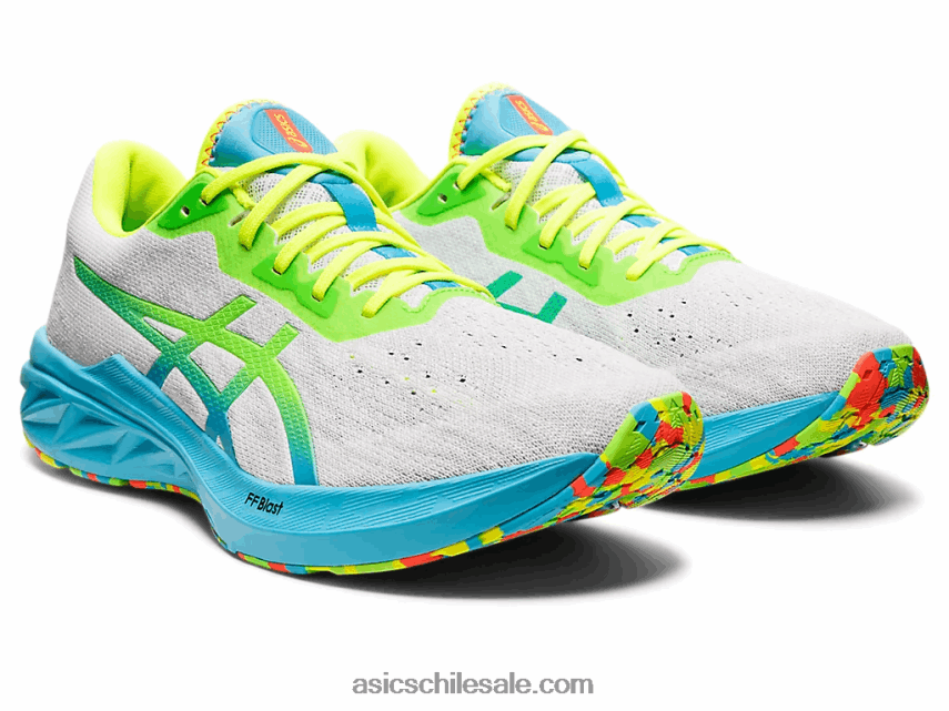 hombres Asics dinablasto 2 R8N4461738 gecko blanco/verde