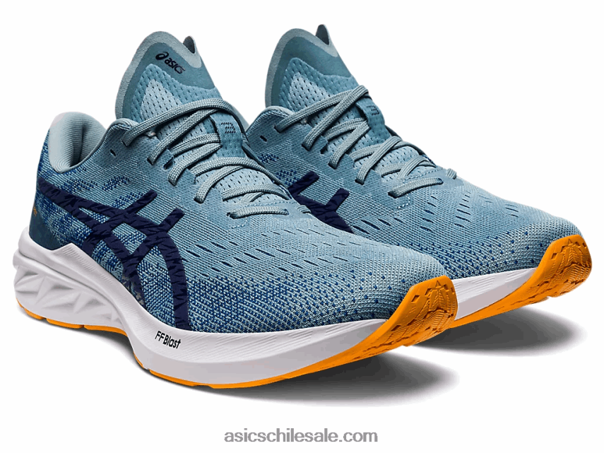 hombres Asics dinablasto 3 R8N446799 acero ligero/océano profundo