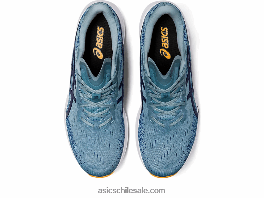 hombres Asics dinablasto 3 R8N446799 acero ligero/océano profundo