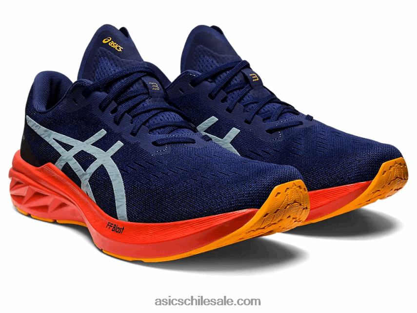 hombres Asics dinablasto 3 R8N446821 océano profundo/acero ligero